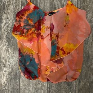 Floral tank top